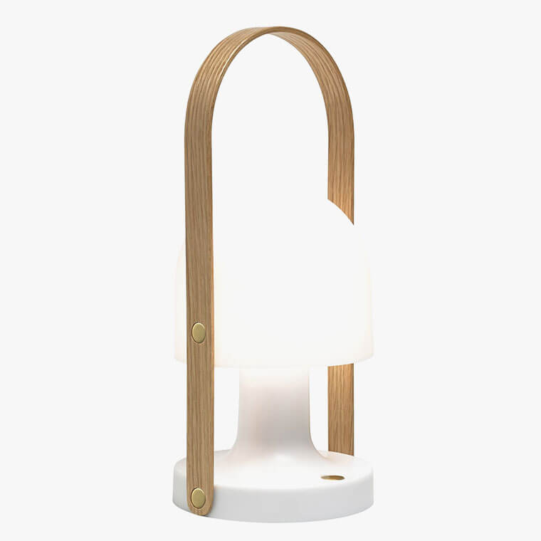 White Rounded Chair - Image 2